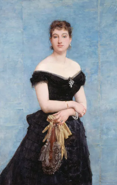 Madame Louis Singer av Paul-Jacques-Aimé Baudry