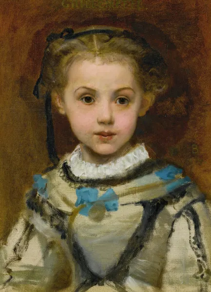 Portrait Of Guillemette De Lareinty av Paul-Jacques-Aimé Baudry