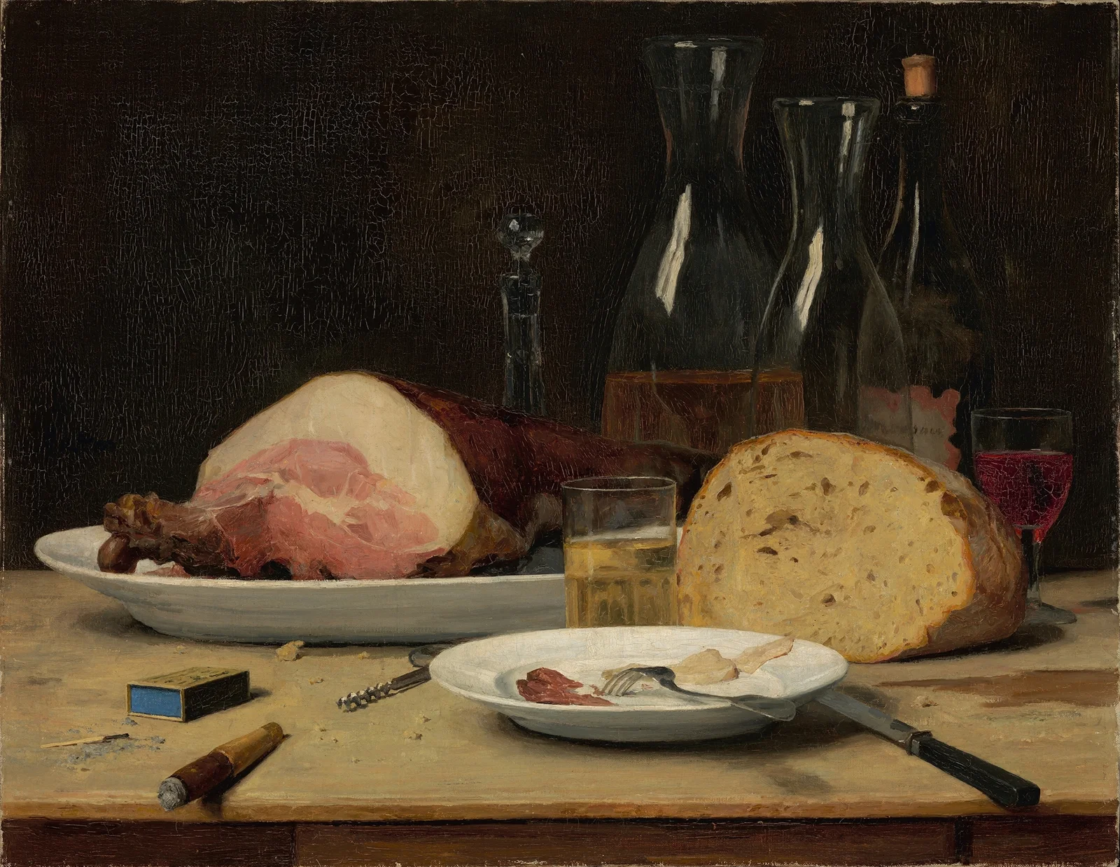 Still life; Excess av Albert Anker
