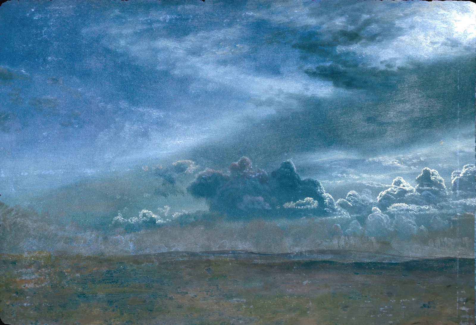 Landscape With Stormy Clouds av Albert Bierstadt
