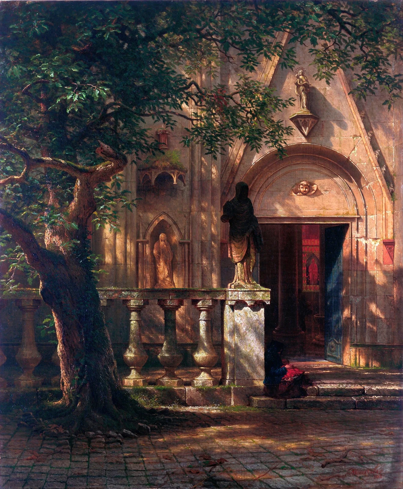 Sunlight and Shadow av Albert Bierstadt