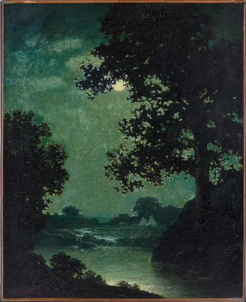 Moonlight, 1888 av Ralph Albert Blakelock