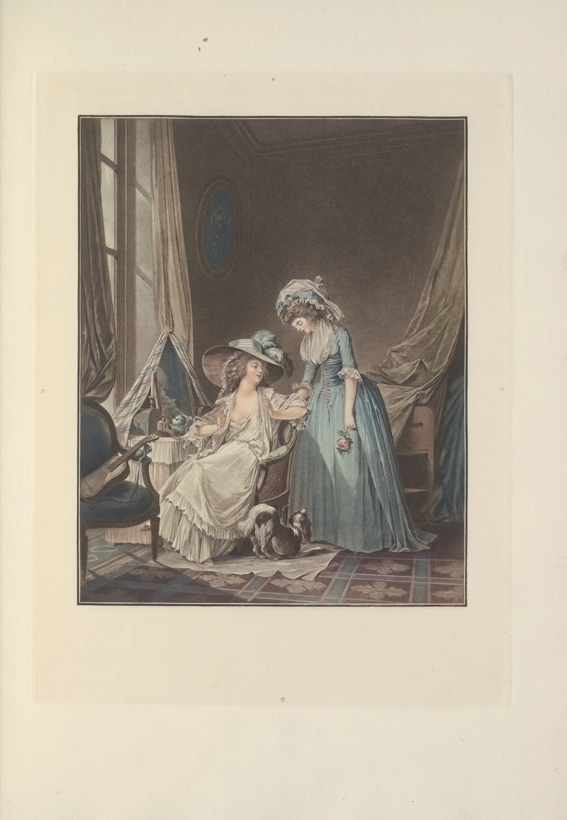 L’Aveu Difficile (F. Janinet after N. Lavreince) av Albert Christophle