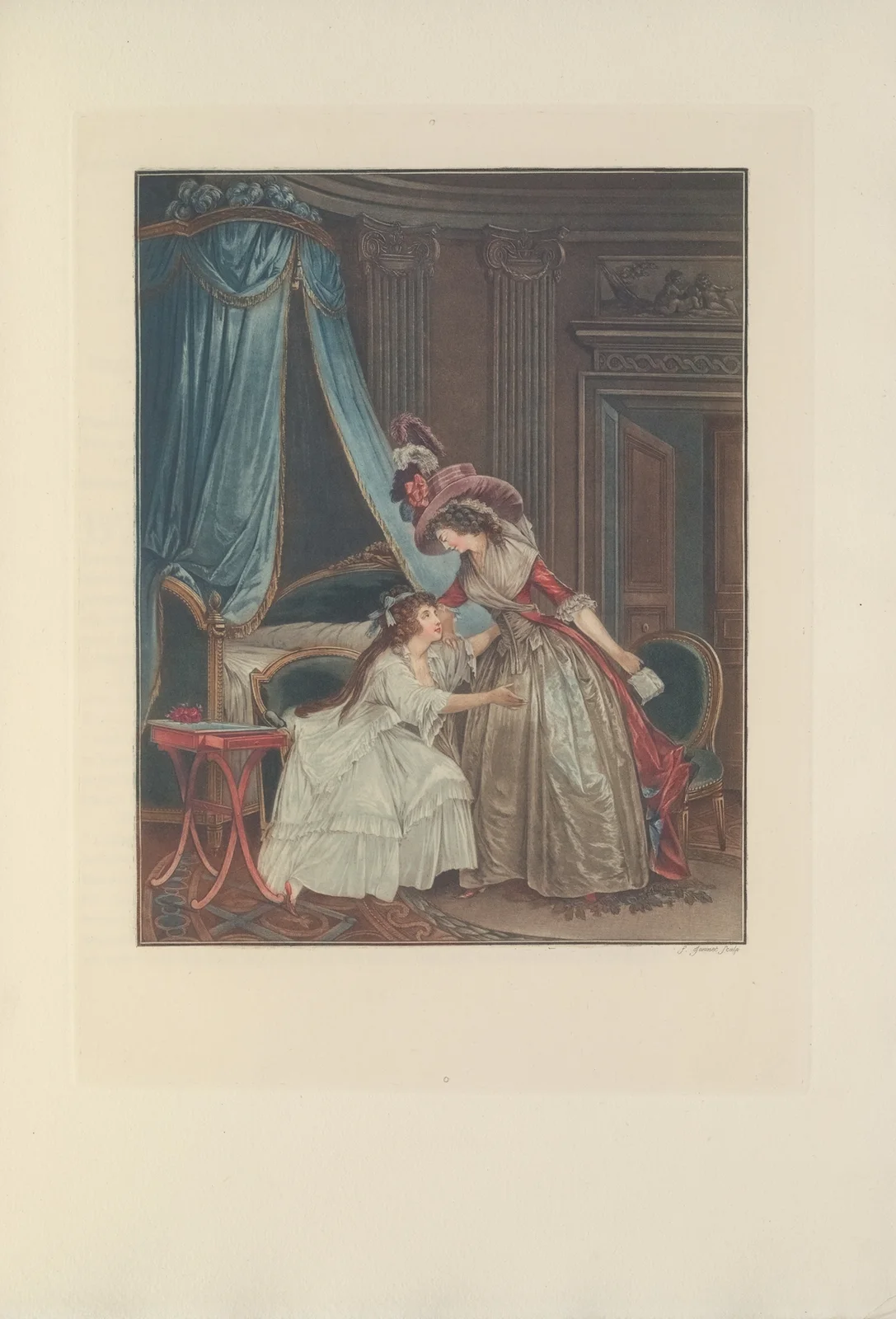 L’Indiscrétion (F. Janinet after N. Lavreince) av Albert Christophle