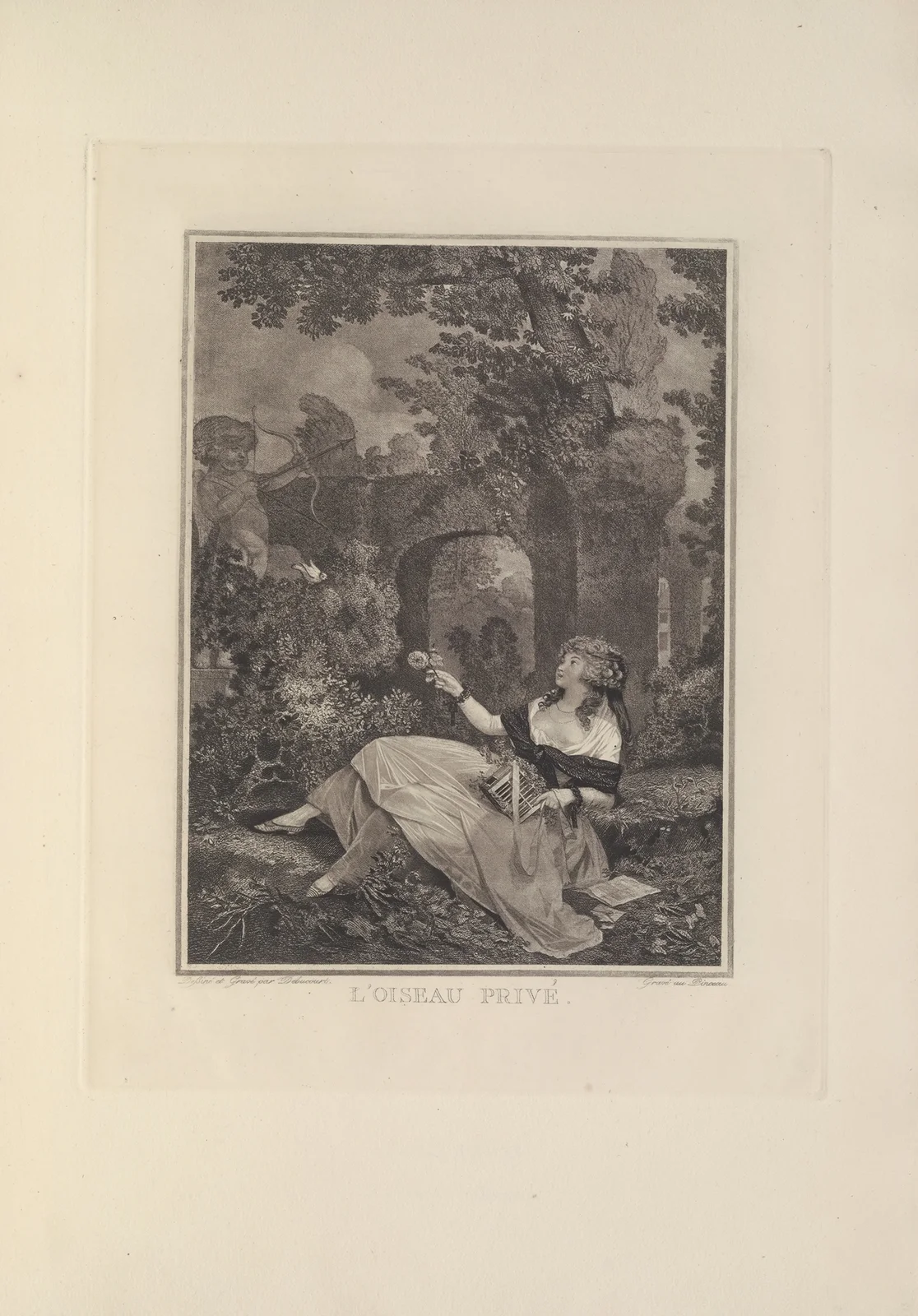 L’Oiseau Privé (P. J. L. Debucourt) av Albert Christophle