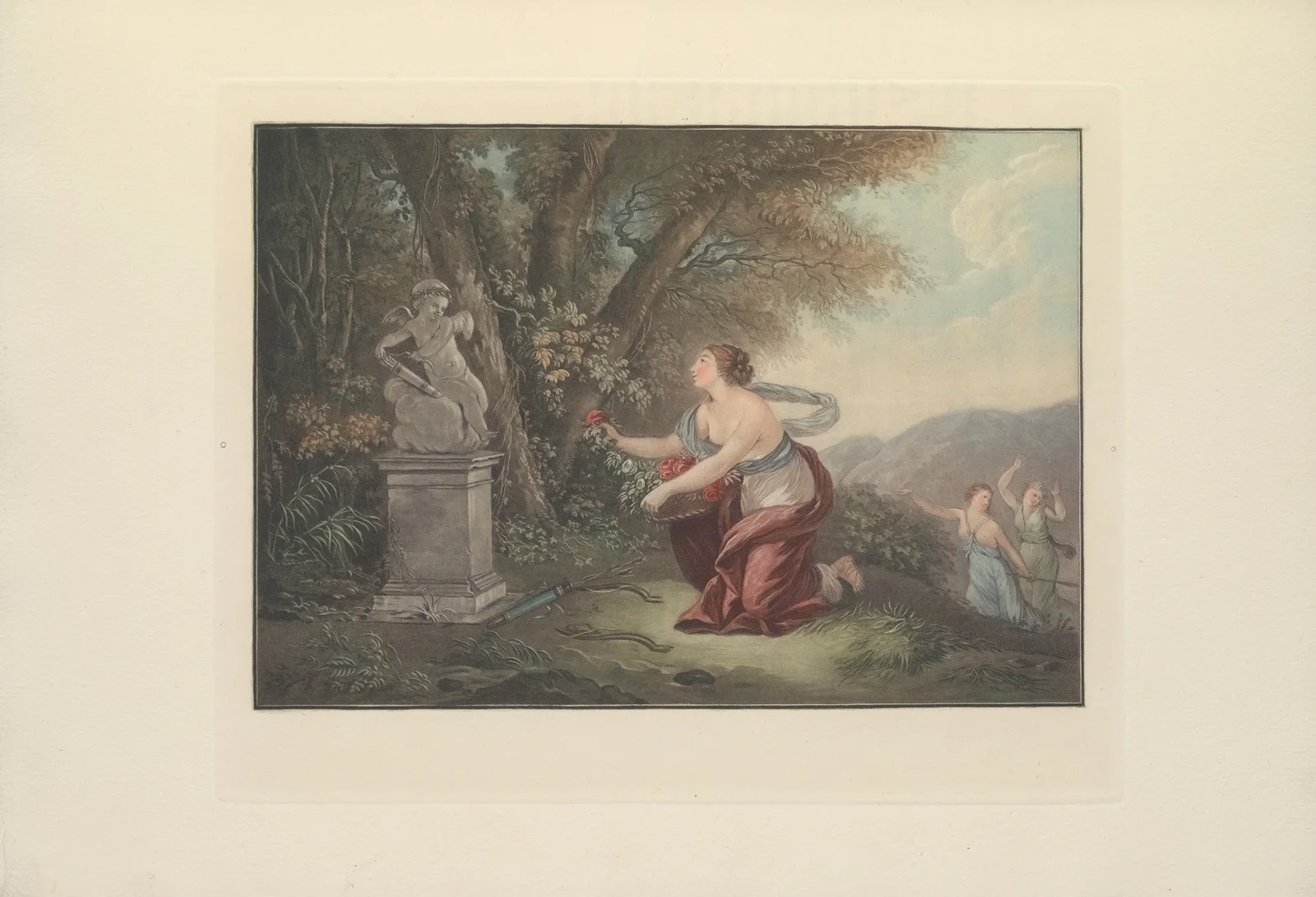 Offrande à l’Amour (F. Janinet after J. J. Lagrenée) av Albert Christophle