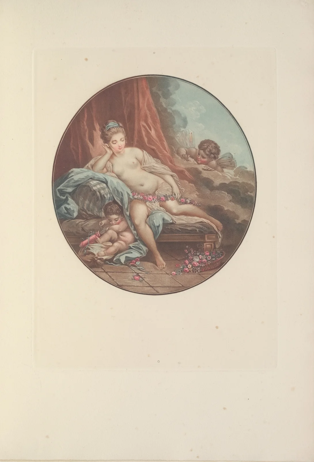 Vénus en réflection (F. Janinet after J. Charlier) av Albert Christophle