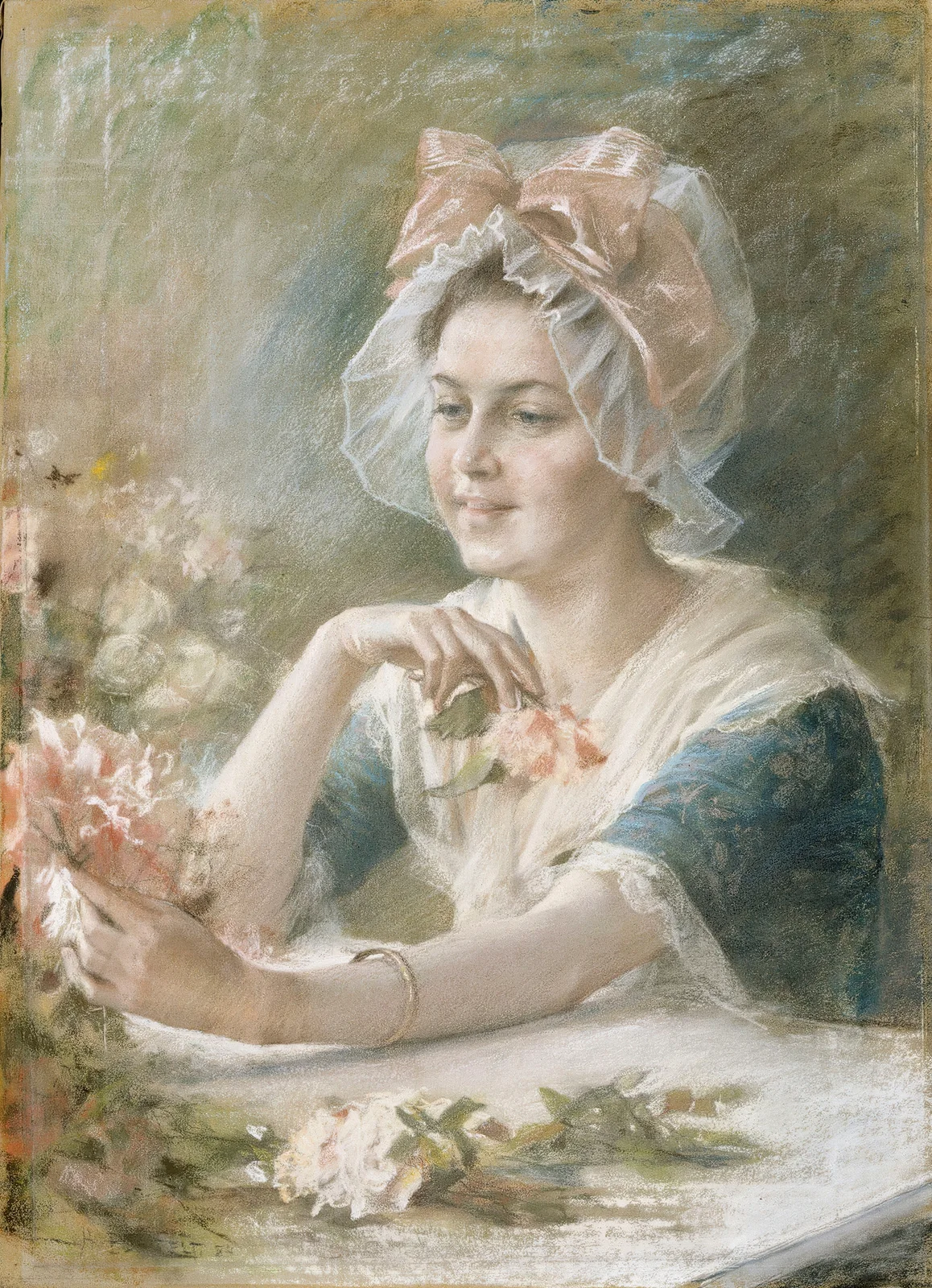 Flower Girl av Albert Edelfelt