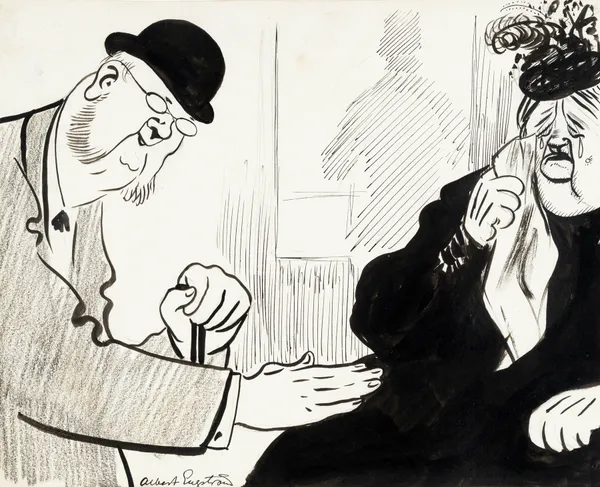 A Very Fat Woman av Albert Engström
