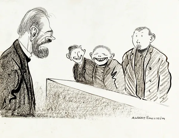 I småskolan av Albert Engström