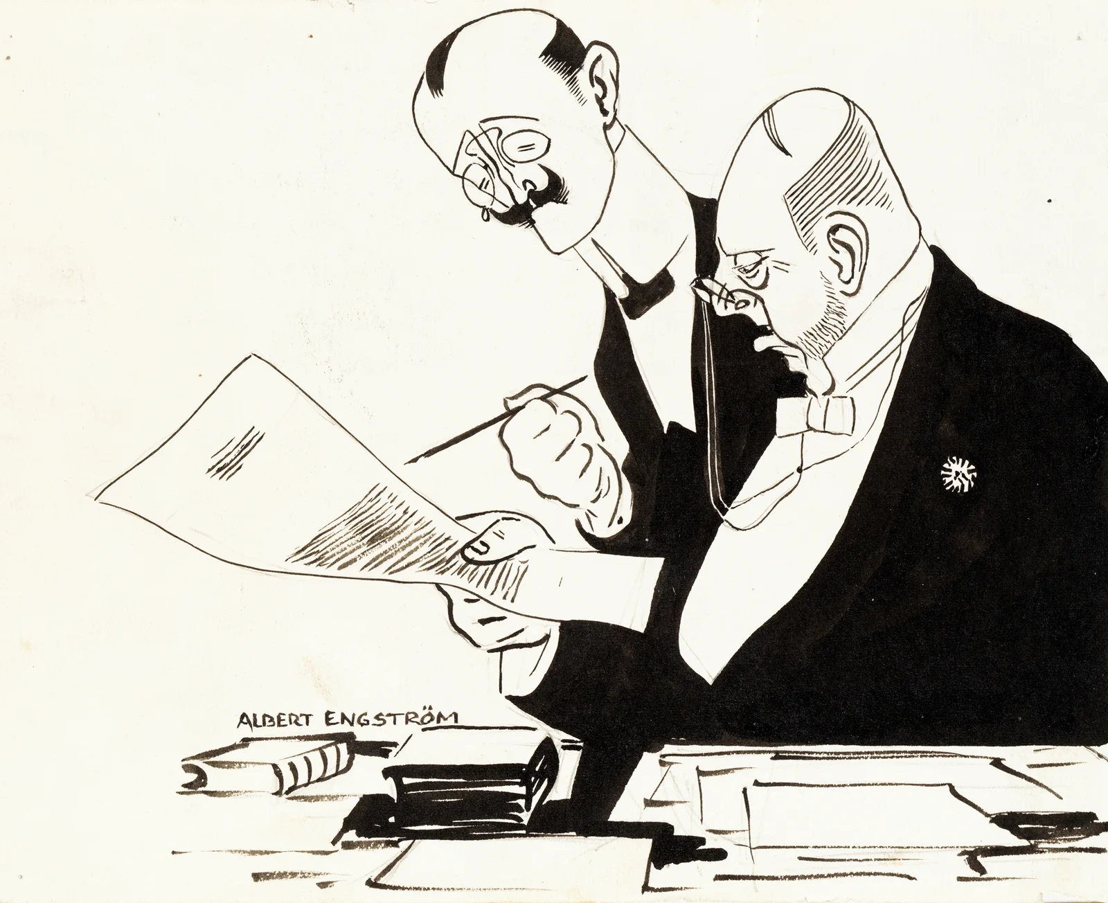 Springer the Notary av Albert Engström