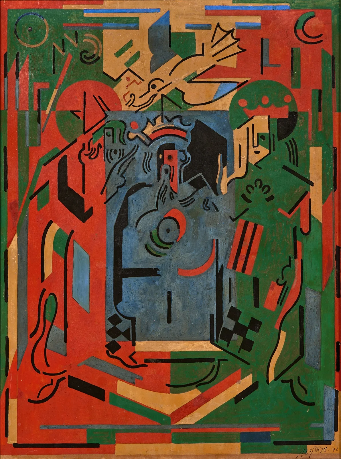 Au Palais av Albert Gleizes