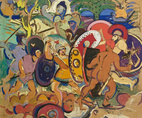 Episode de la Guerre de Troie av Albert Gleizes