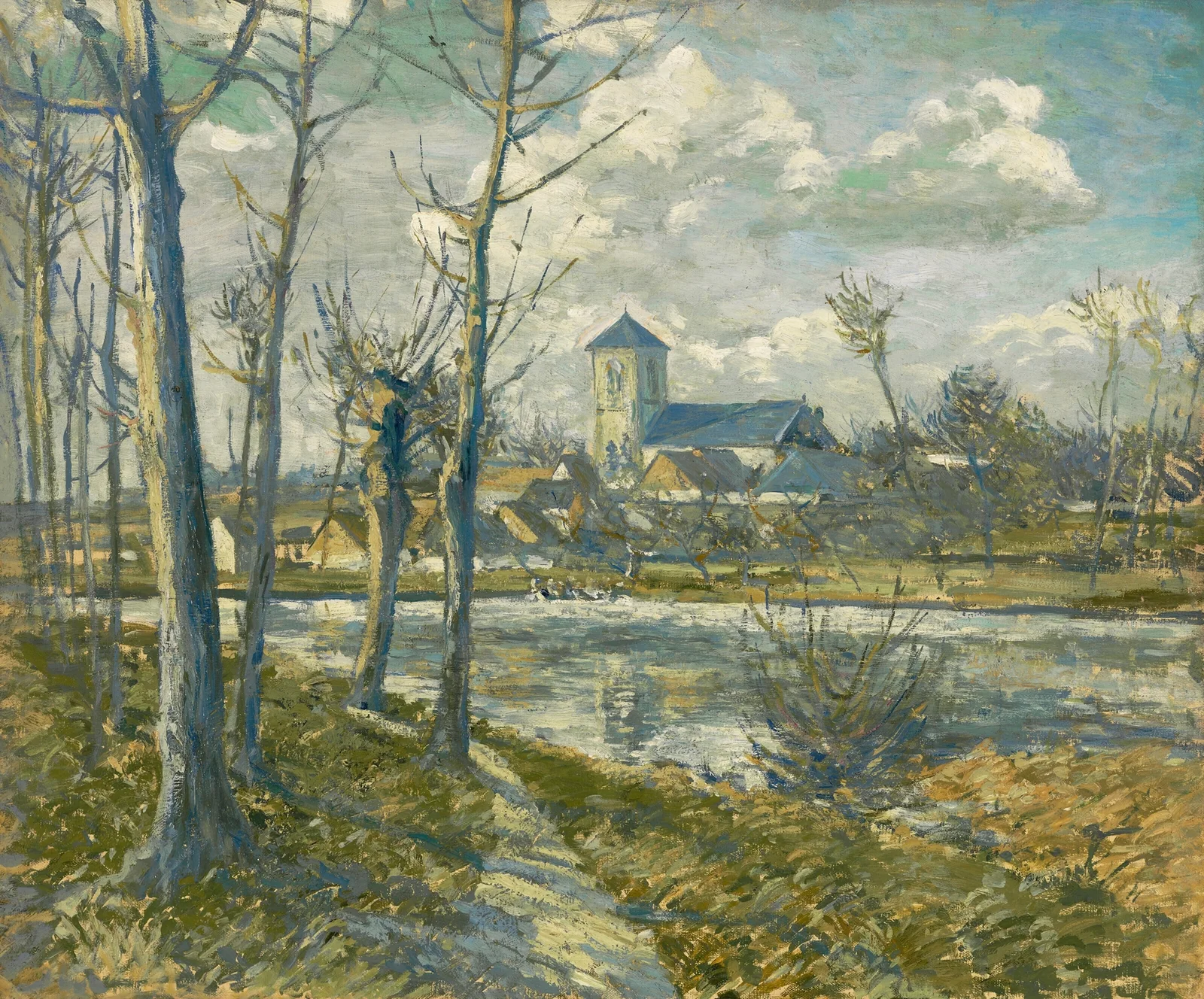 Paysage de Picardie av Albert Gleizes
