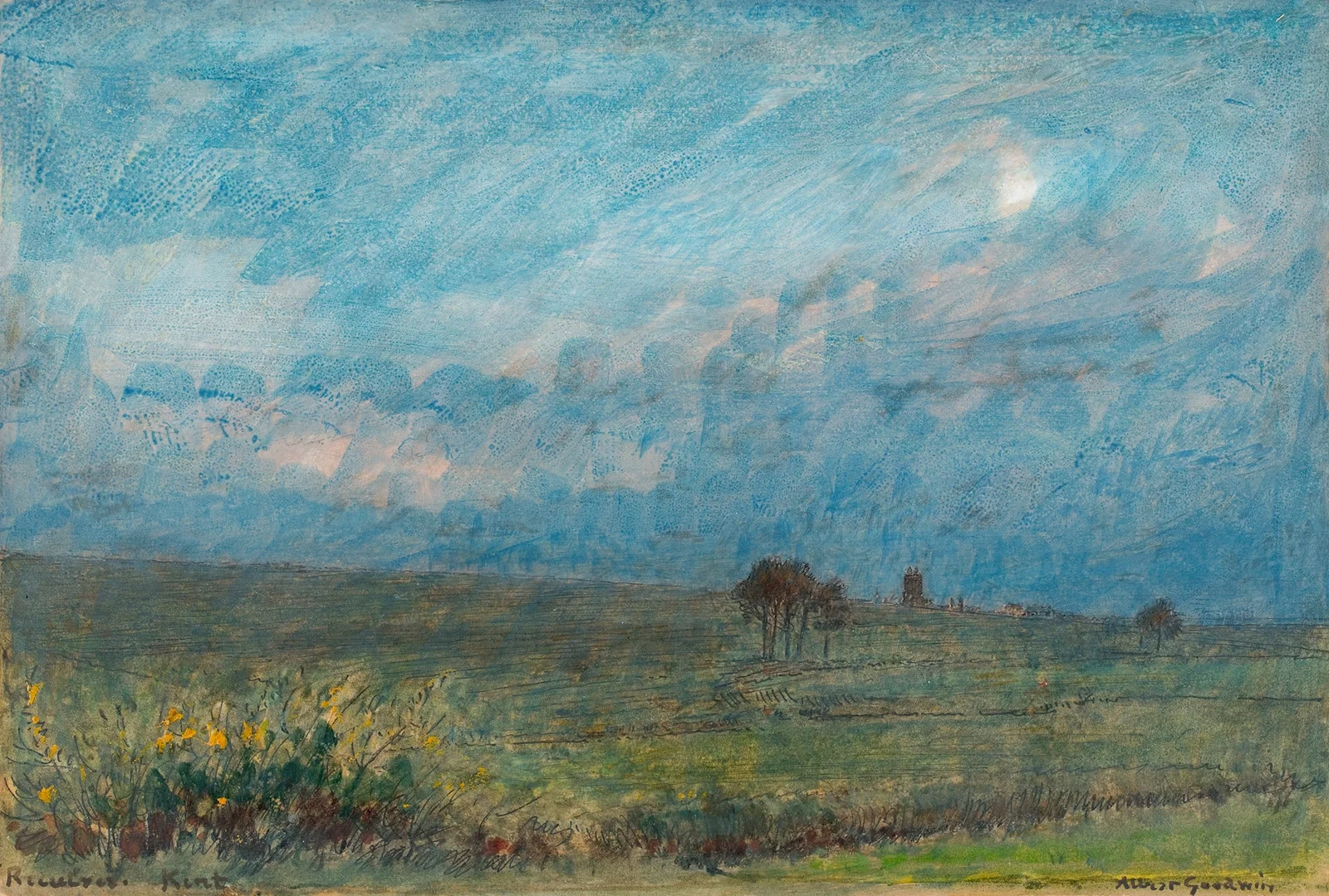 Reculver (Kent) (20th century) av Albert Goodwin