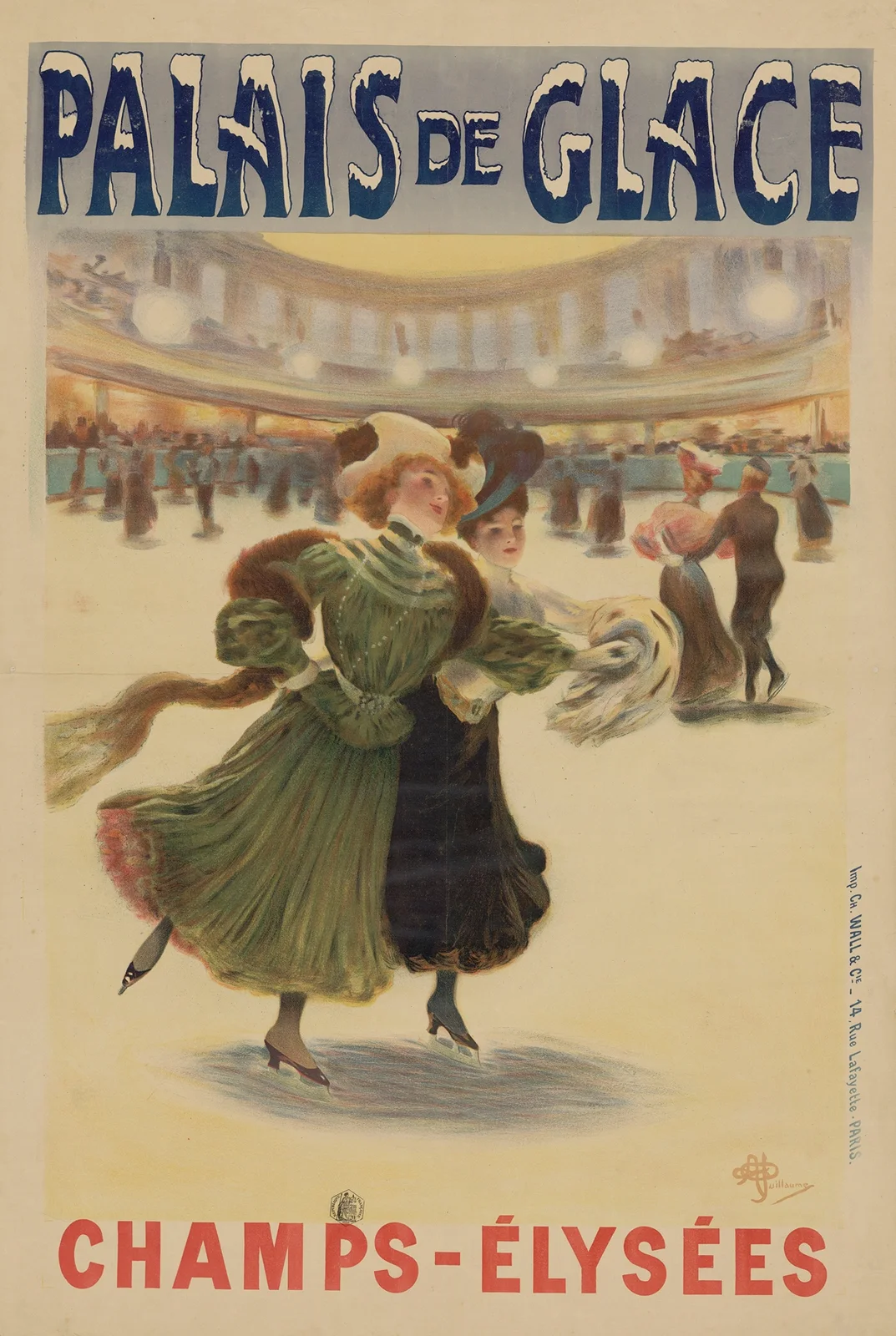 Palais de glace av Albert Guillaume