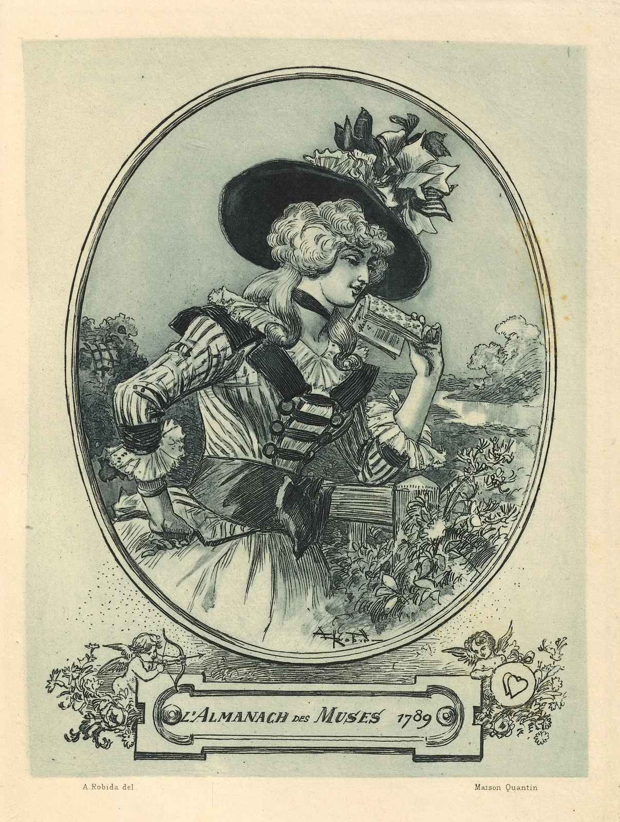 Almanach des muses av Albert Robida