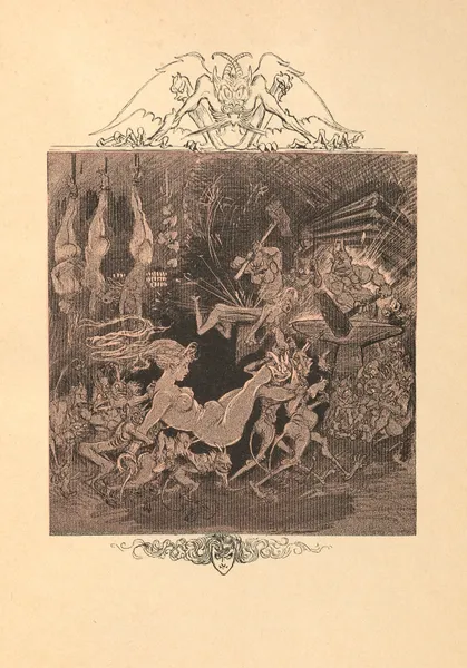 La Courtisane aux Enfers av Albert Robida