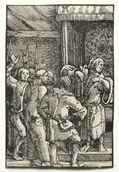 Christ before Caiaphas av Albrecht Altdorfer