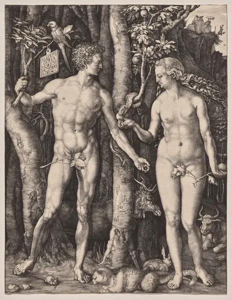 Adam and Eve, 1504 av Albrecht Dürer
