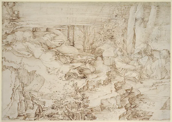 Agony in the Garden, 1521 av Albrecht Dürer