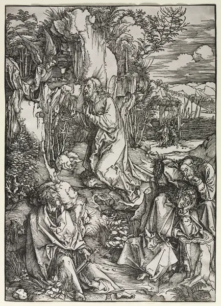 Christ on the Mount of Olives, 1497 av Albrecht Dürer