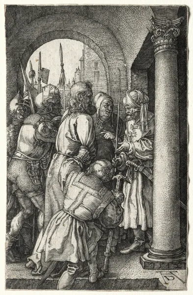 Christ Taken before Pilate av Albrecht Dürer