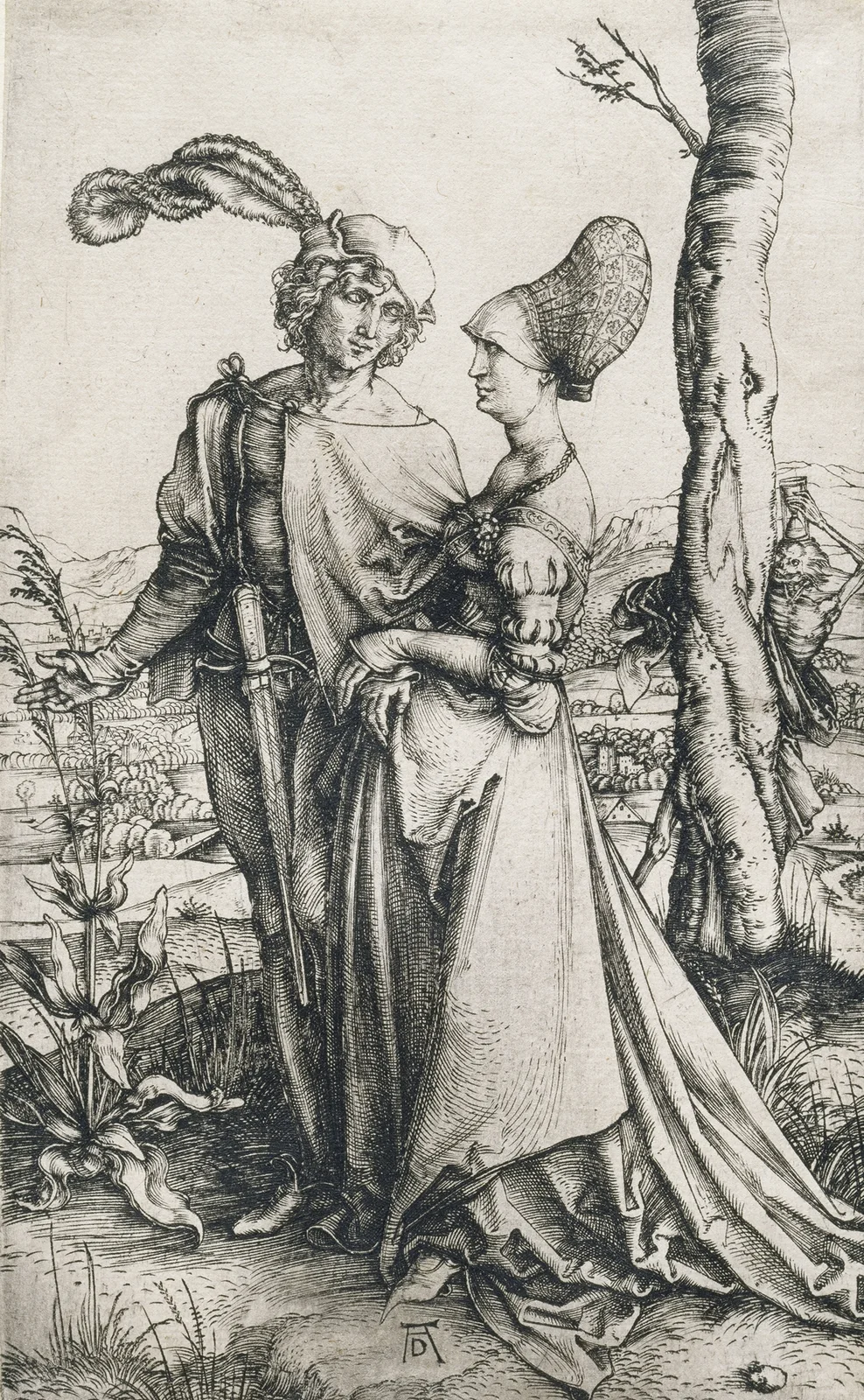 Death and the Lovers av Albrecht Dürer