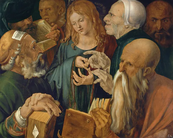 Jesus among the Doctors av Albrecht Dürer