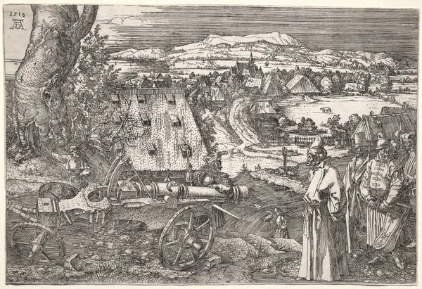 Landscape with the Cannon av Albrecht Dürer