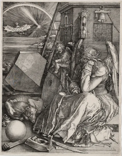 Melencolia I, 1514 – nr 2 av Albrecht Dürer