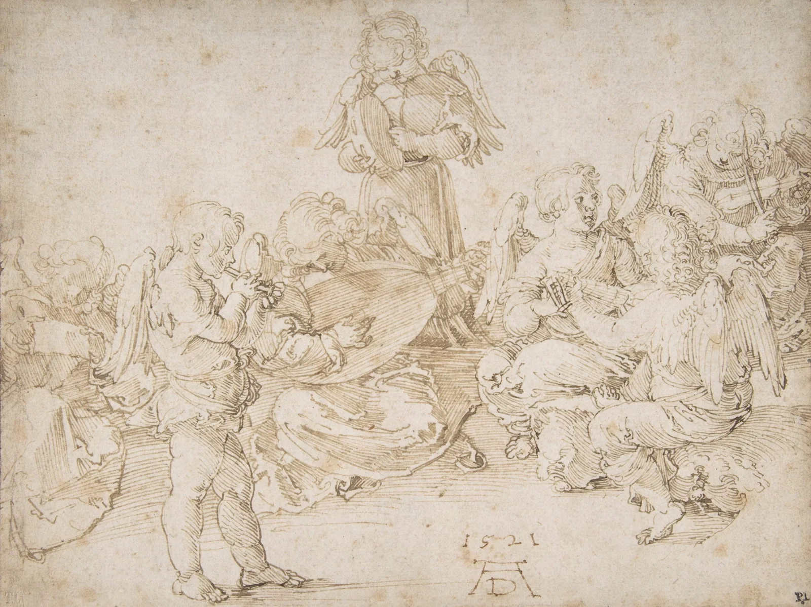 Music-Making Angels av Albrecht Dürer