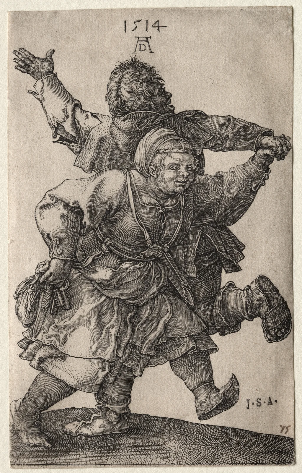 Peasant Couple Dancing av Albrecht Dürer
