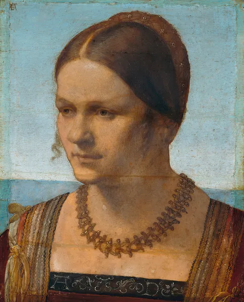 Portrait of a young Venetian woman, 1506 av Albrecht Dürer