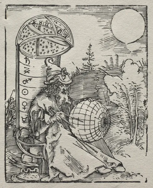 Ptolemaeus mit dem Himmelsglobus av Albrecht Dürer