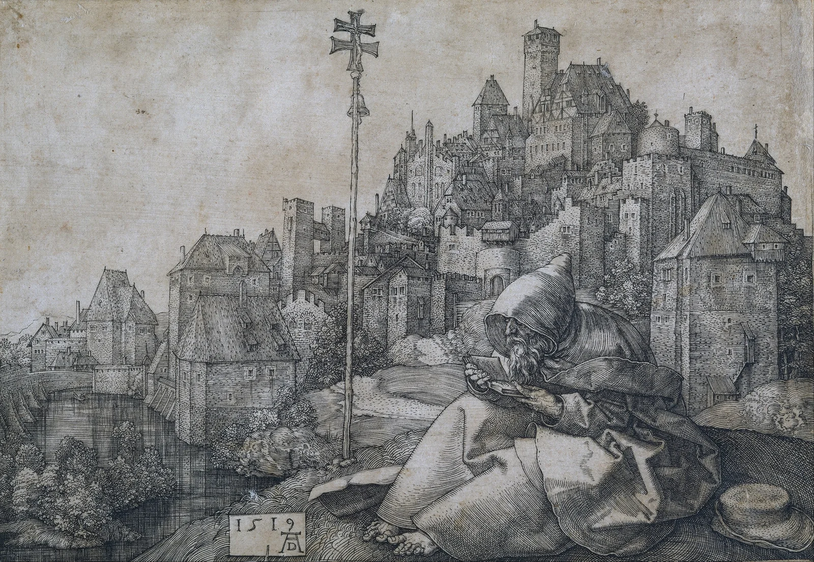 Saint Anthony av Albrecht Dürer