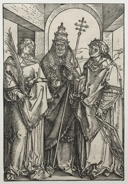 Saints Stephen, Sixtus and Laurence (c. 1504–5) av Albrecht Dürer