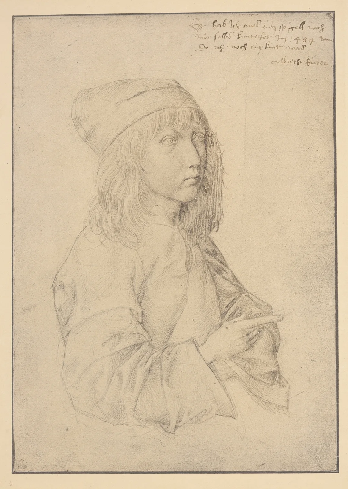 Self-portrait, age 13. av Albrecht Dürer