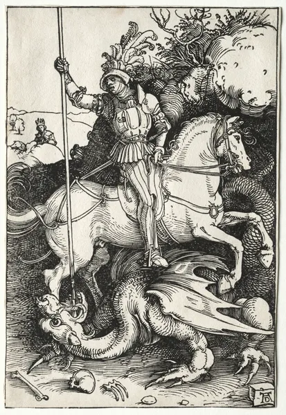 St. George Killing the Dragon av Albrecht Dürer