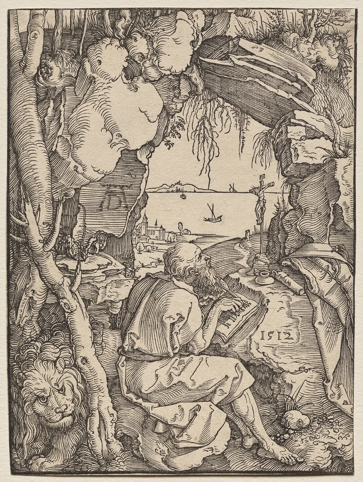 St. Jerome in a Cave av Albrecht Dürer