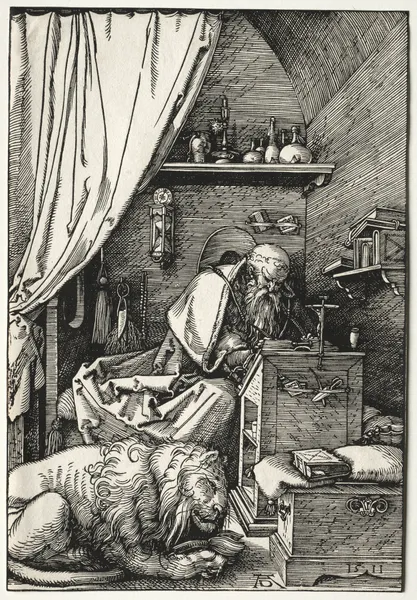 St. Jerome in His Cell av Albrecht Dürer
