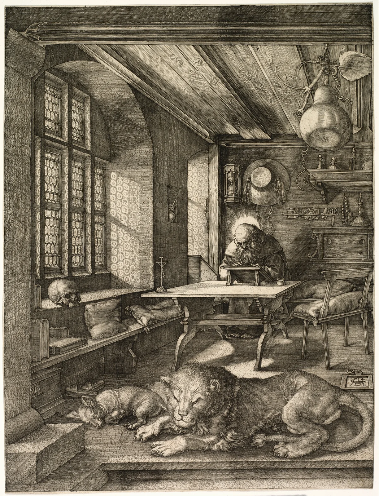 St. Jerome in his Study av Albrecht Dürer