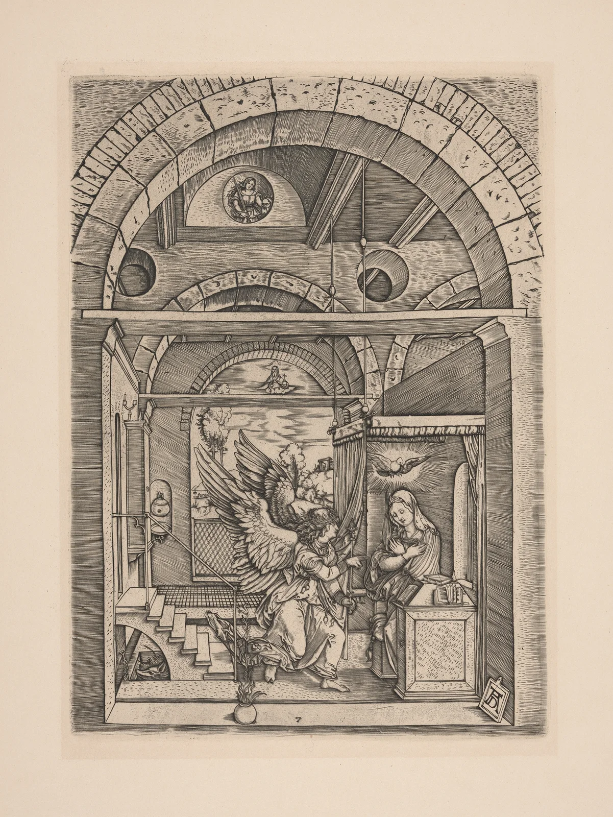 The Annunciation av Albrecht Dürer