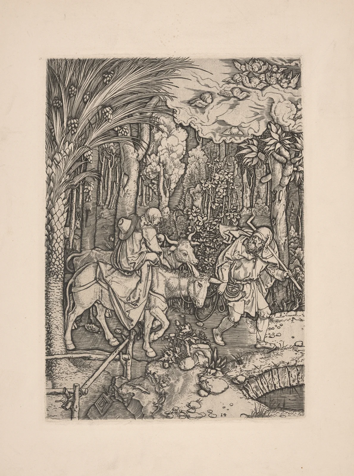 The Flight into Egypt av Albrecht Dürer