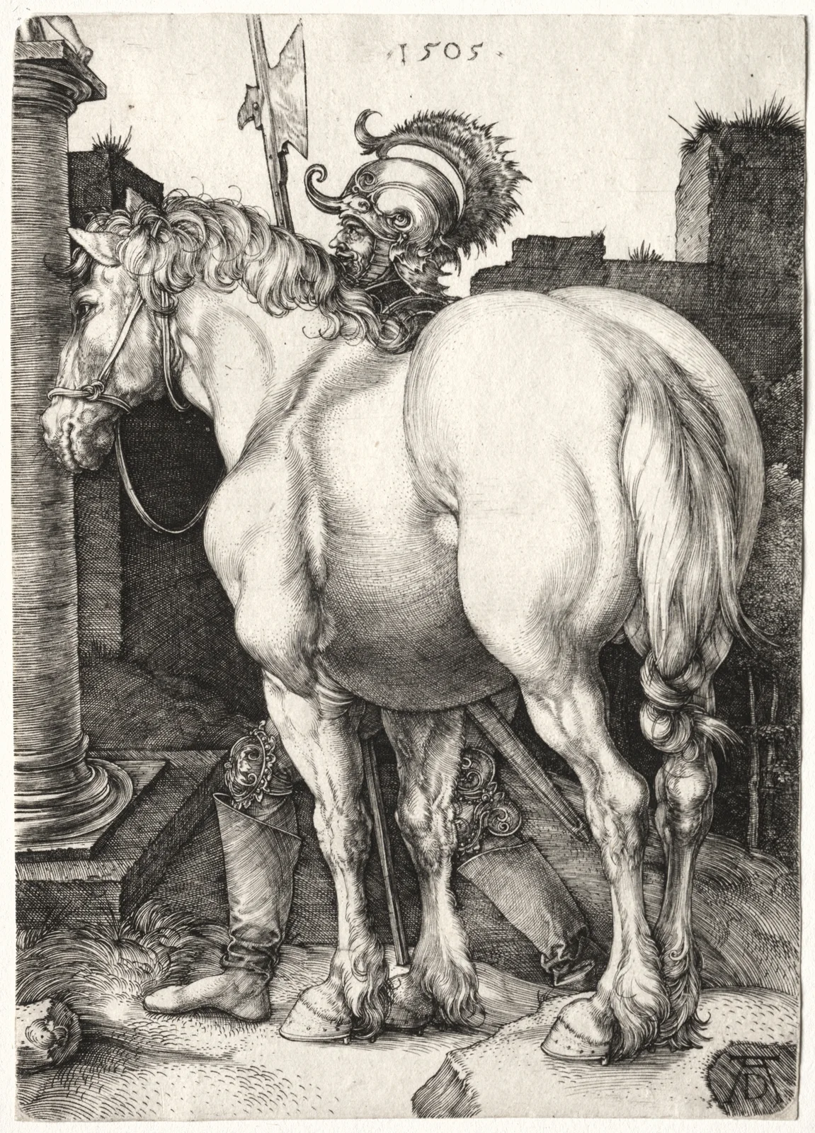 The Large Horse av Albrecht Dürer