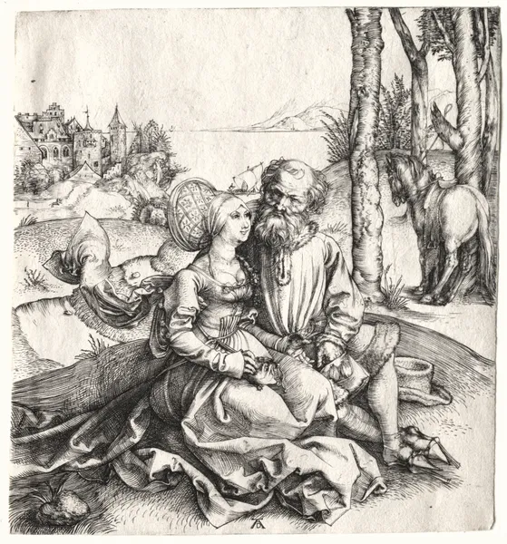 The Offer of Love (or The Ill-Assorted Couple) av Albrecht Dürer