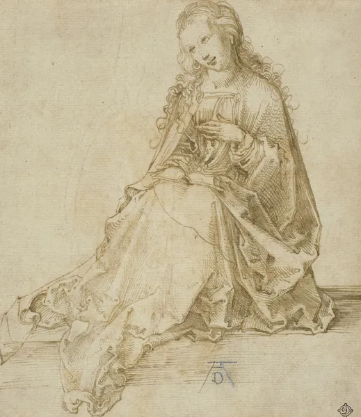 The Virgin Annunciate av Albrecht Dürer