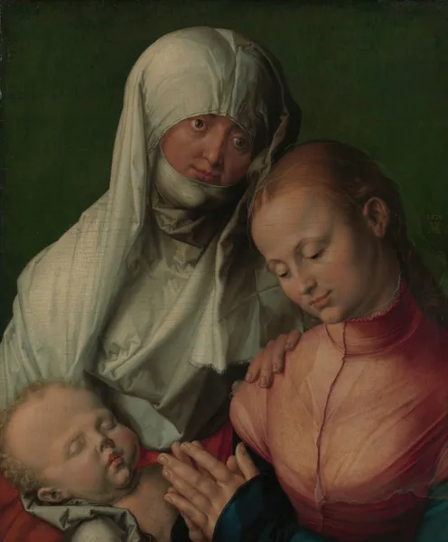 Virgin and Child with Saint Anne (probably 1519) av Albrecht Dürer