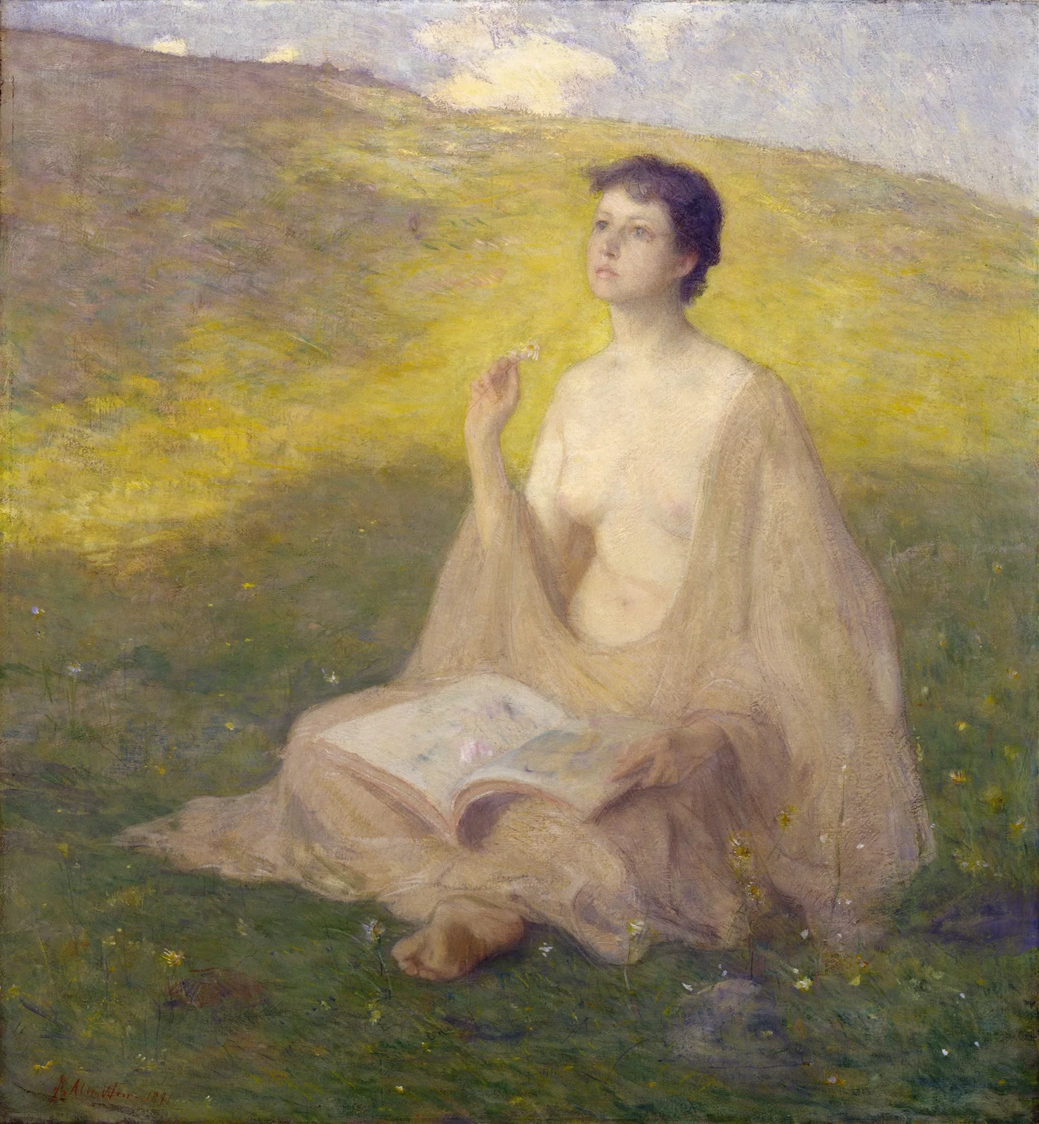 The Open Book av Julian Alden Weir