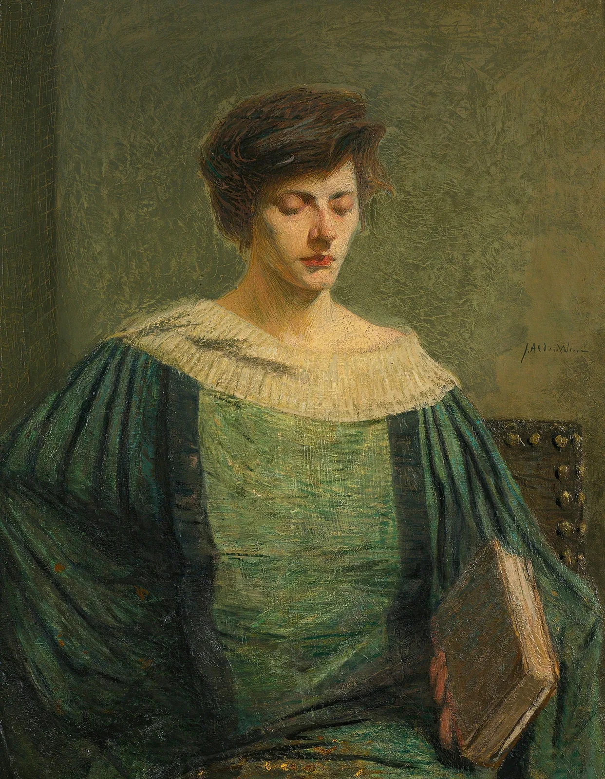 Woman Reading av Julian Alden Weir